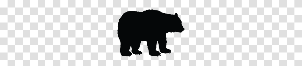 Free Black Bear Clip Art, Silhouette, Mammal, Animal, Wildlife Transparent Png