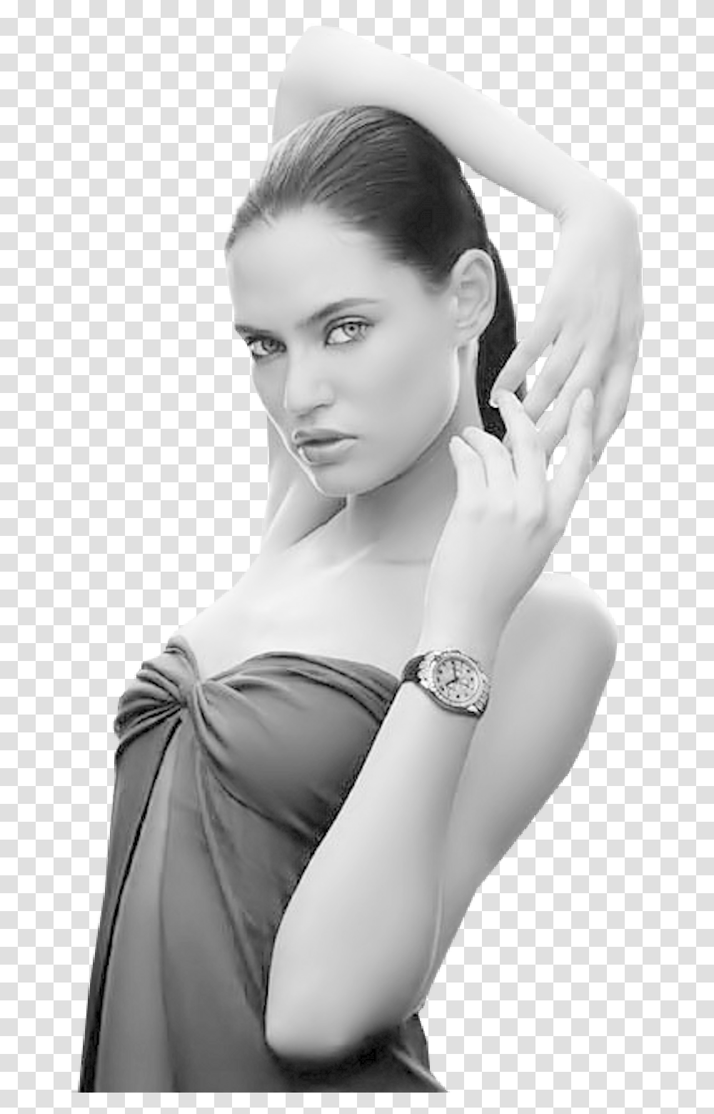 Free Black Hair Model Rolex Ad, Face, Person, Female, Skin Transparent Png