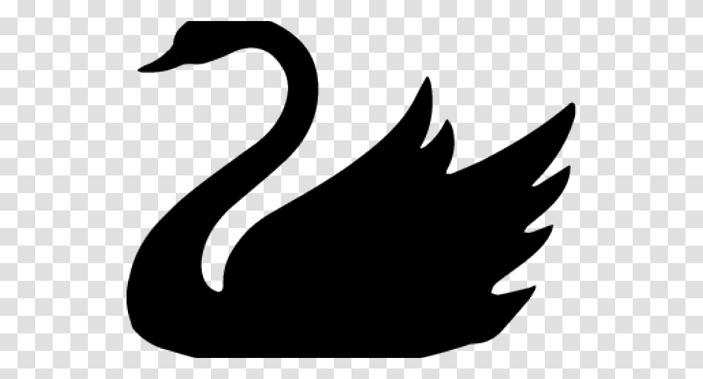 Free Black Swan Clipart, Leaf, Plant, Bow Transparent Png