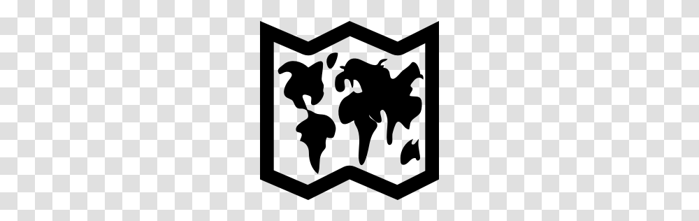 Free Black World Map Icon, Gray, World Of Warcraft Transparent Png