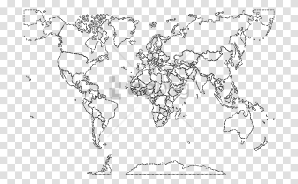 Free Blank Color World Map Images Colour In World Map, Diagram, Plot Transparent Png