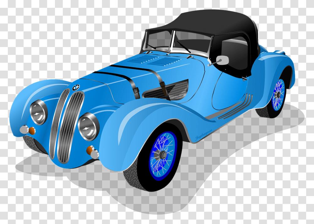 Free Blue Car & Images Pixabay Roadster Clipart, Vehicle, Transportation, Automobile, Hot Rod Transparent Png