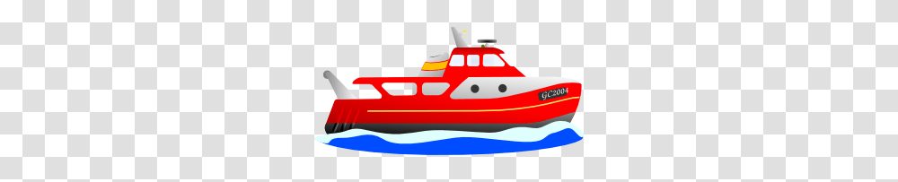 Free Boat Clip Art Is Sailing Away, Vehicle, Transportation, Watercraft, Vessel Transparent Png