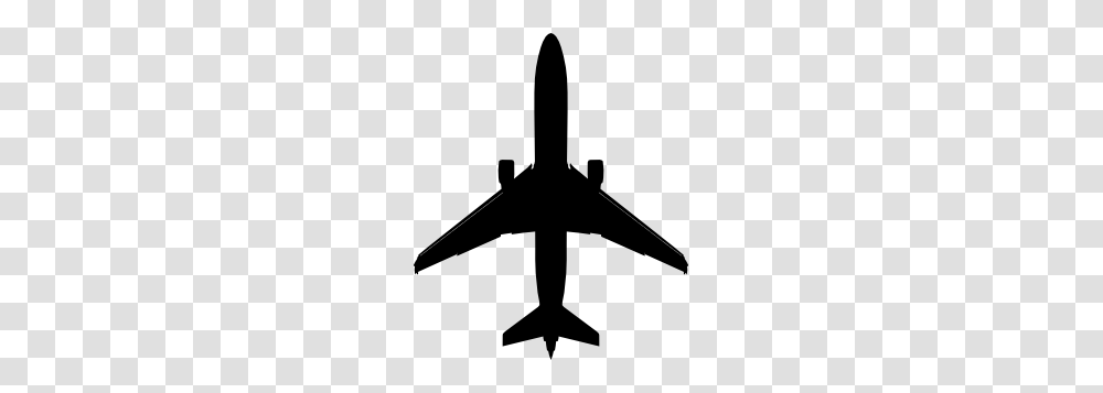Free Boeing Plane Silhouette Clip Art, Cross, Aircraft, Vehicle Transparent Png