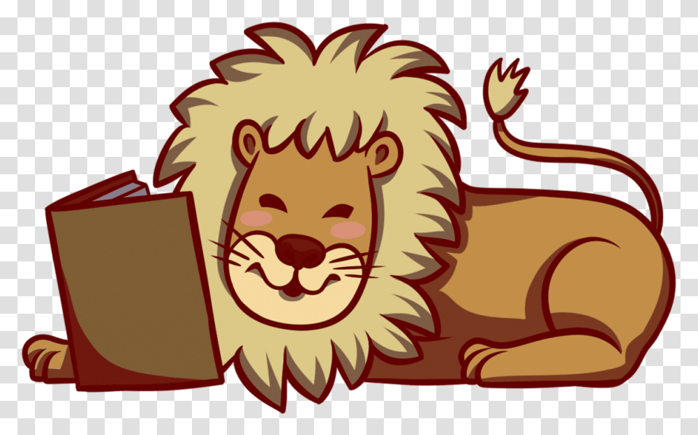 Free Book Clipart Book Images And Book Lion Reading A Book Clipart, Label, Plant Transparent Png