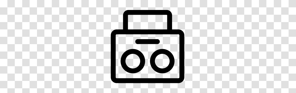 Free Boombox Icon Download, Gray, World Of Warcraft Transparent Png