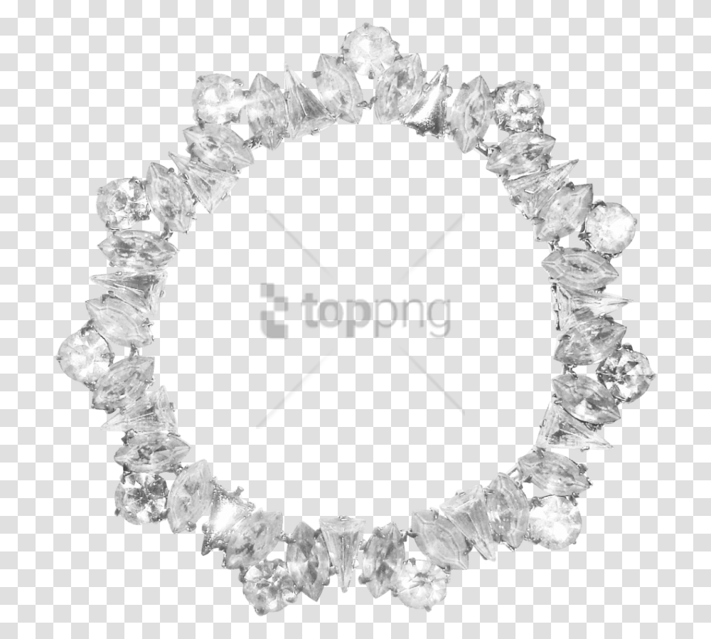Free Border Diamond Frame Image With Diamond With Border Clipart, Accessories, Accessory, Jewelry, Bracelet Transparent Png