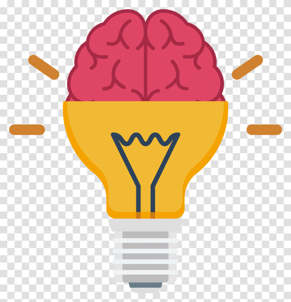 Free Brain Image Color Icon Incandescent Light Bulb, Cream, Dessert, Food, Creme Transparent Png