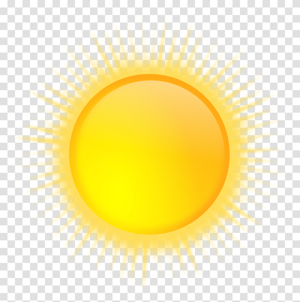 Free Bright Sun With Rays Clip Art, Sky, Outdoors, Nature, Sunlight Transparent Png