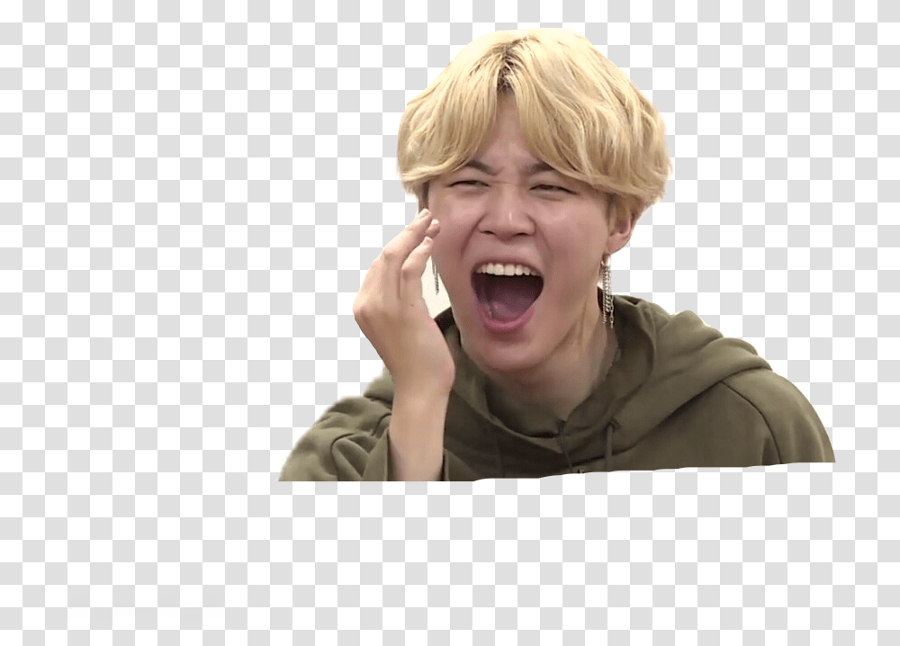Free Bts Ugly Face Images Jimin Funny, Laughing, Person, Smile, Female Transparent Png