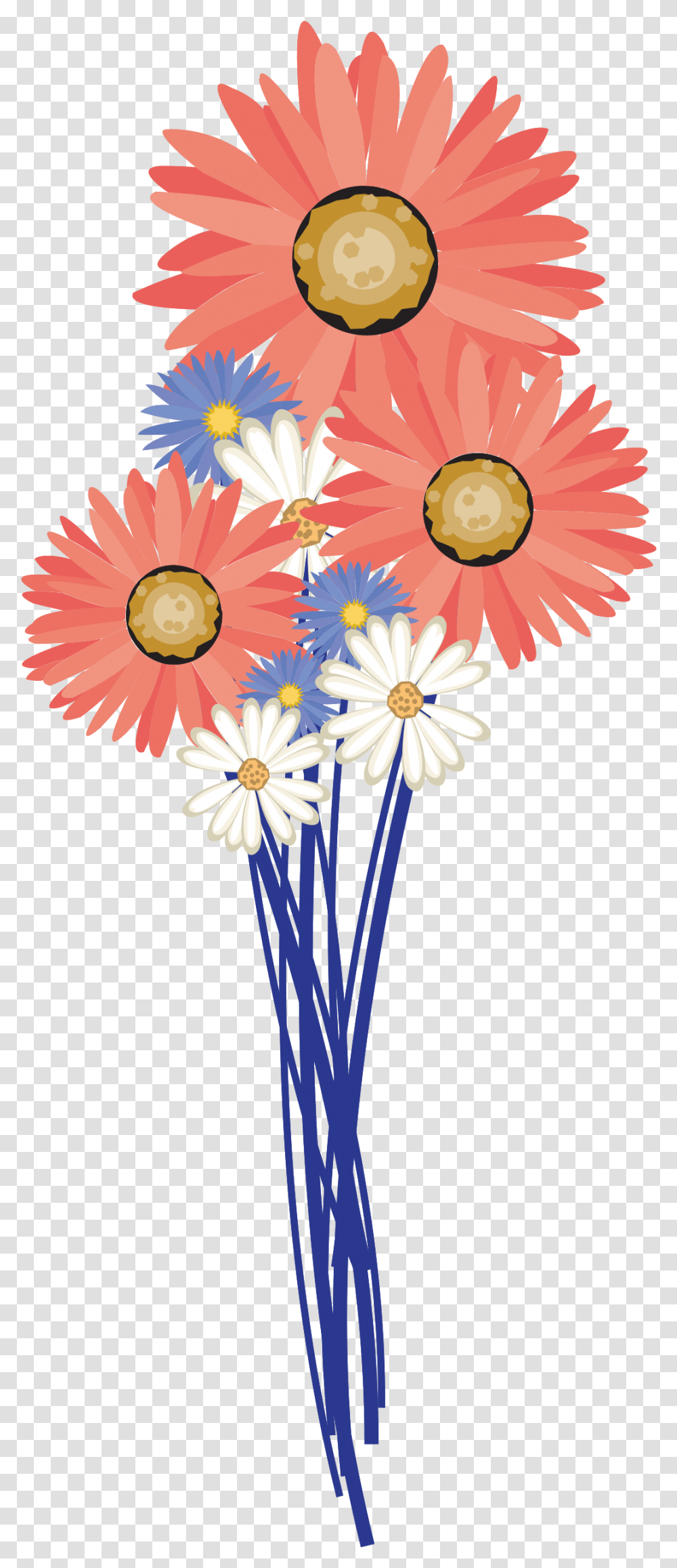 Free Bunch Of Flower With Lovely, Graphics, Art, Floral Design, Pattern Transparent Png