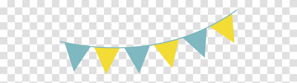 Free Bunting Download Clip Yellow And Blue Bunting, Tabletop, Furniture, Triangle, Clothing Transparent Png