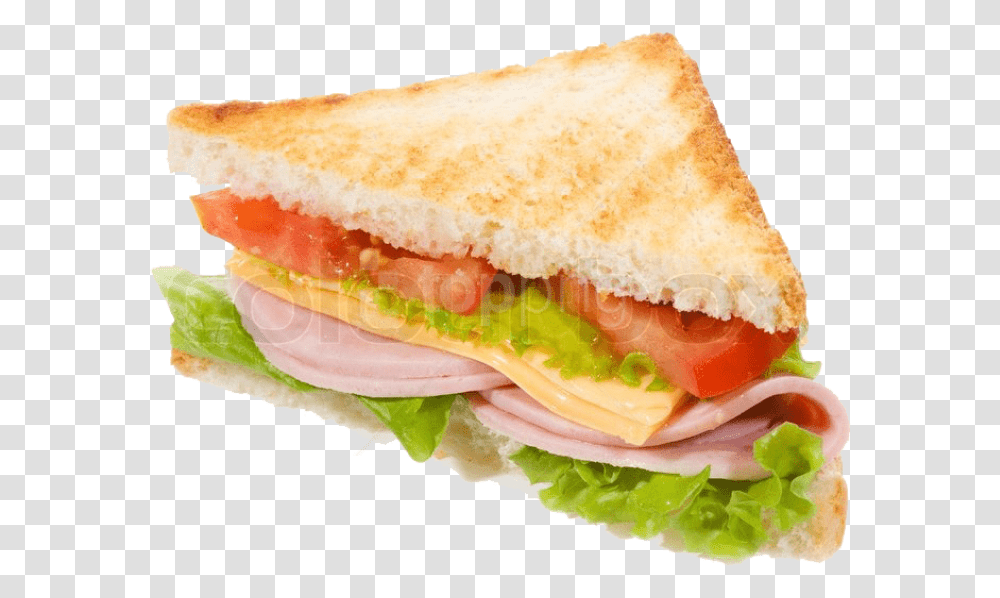 Free Burger And Sandwich Images Triangle Shape Triangle Sandwich, Food, Lunch, Meal, Bread Transparent Png
