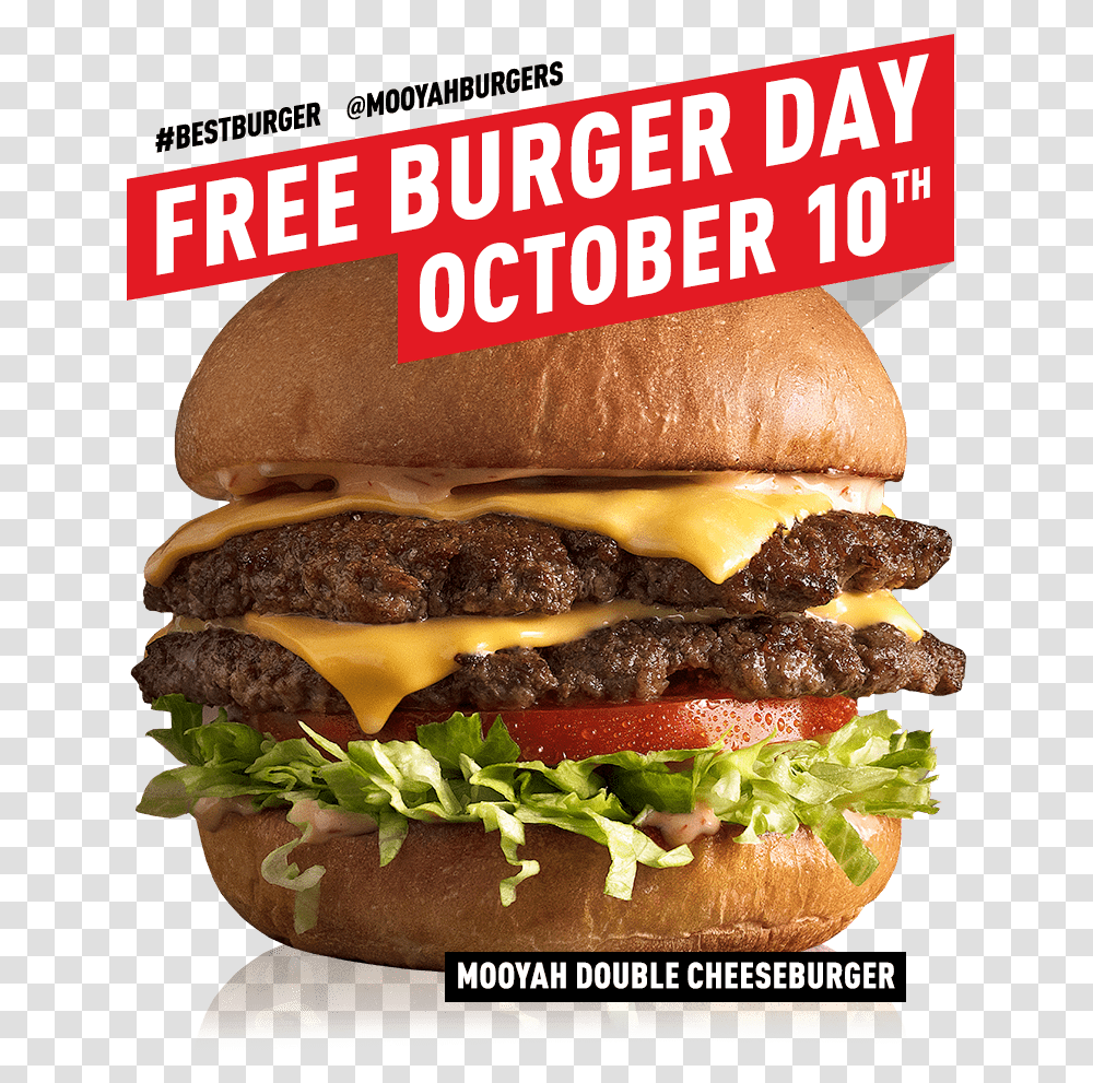 Free Burger Day Free Burger, Food Transparent Png