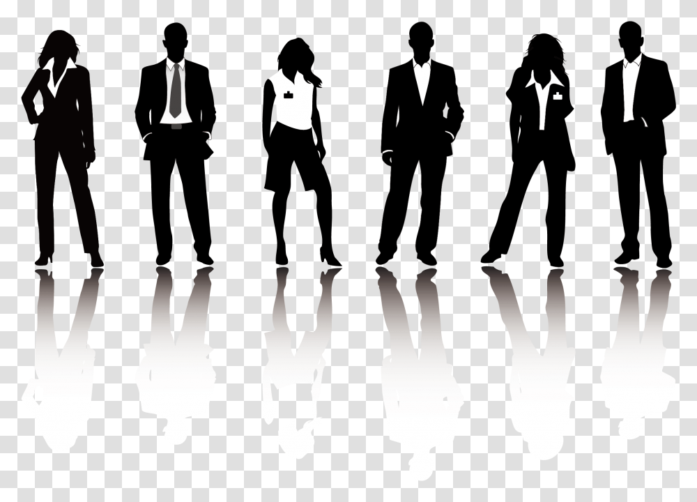 Free Business Download Social Intelligence In Organization, Person, Silhouette, Stencil, People Transparent Png