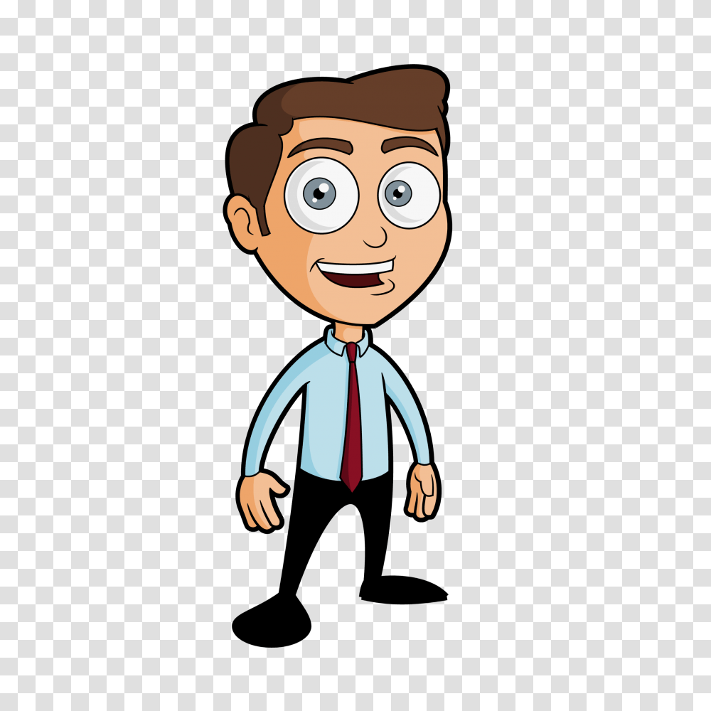 Free Business Man Cartoon Vector, Performer, Face, Drawing, Female Transparent Png