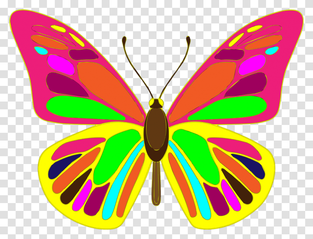 Free Butterfly Vector Art Butterfly Vector Hd, Purple, Light, Insect, Invertebrate Transparent Png