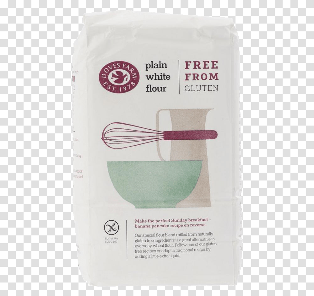 Free By Doves Farm Plain White Flour From Gluten 1kg White Rice, Appliance, Advertisement, Text, Poster Transparent Png