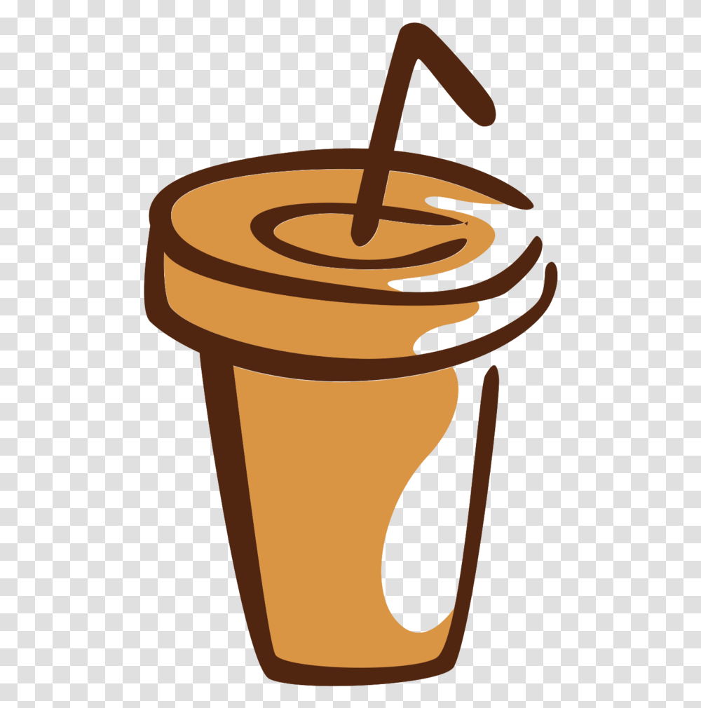 Free Caf With Background Coffee, Cone, Cream, Dessert, Food Transparent Png