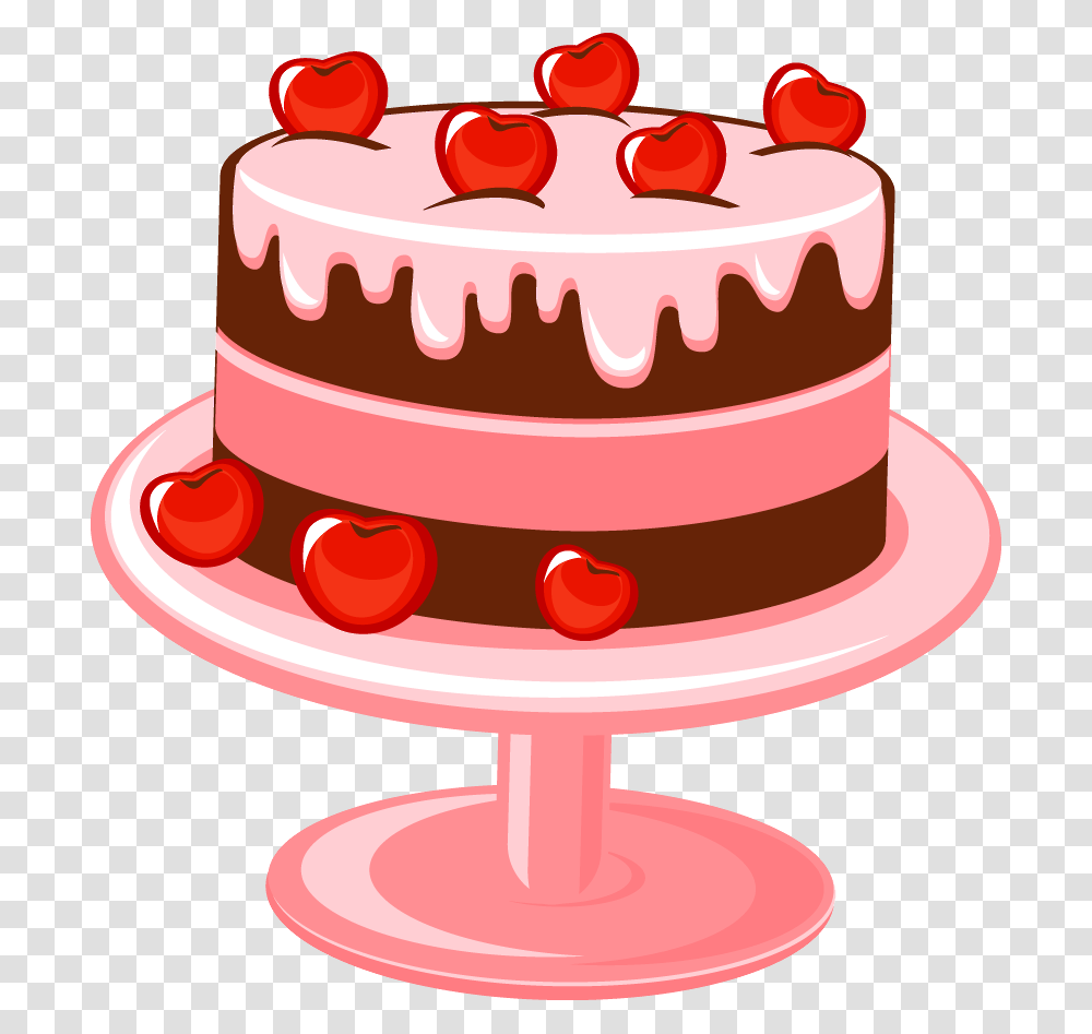Free Cake Clipart Chocolate Cake Buttercream Bolo Clipart, Birthday Cake, Dessert, Food, Creme Transparent Png
