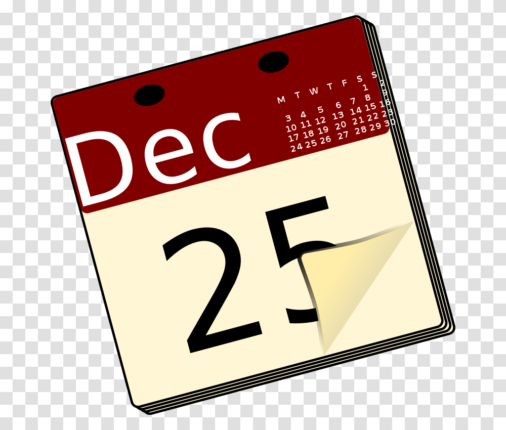 Free Calendar Clipart Calendar Clip Art, Number Transparent Png