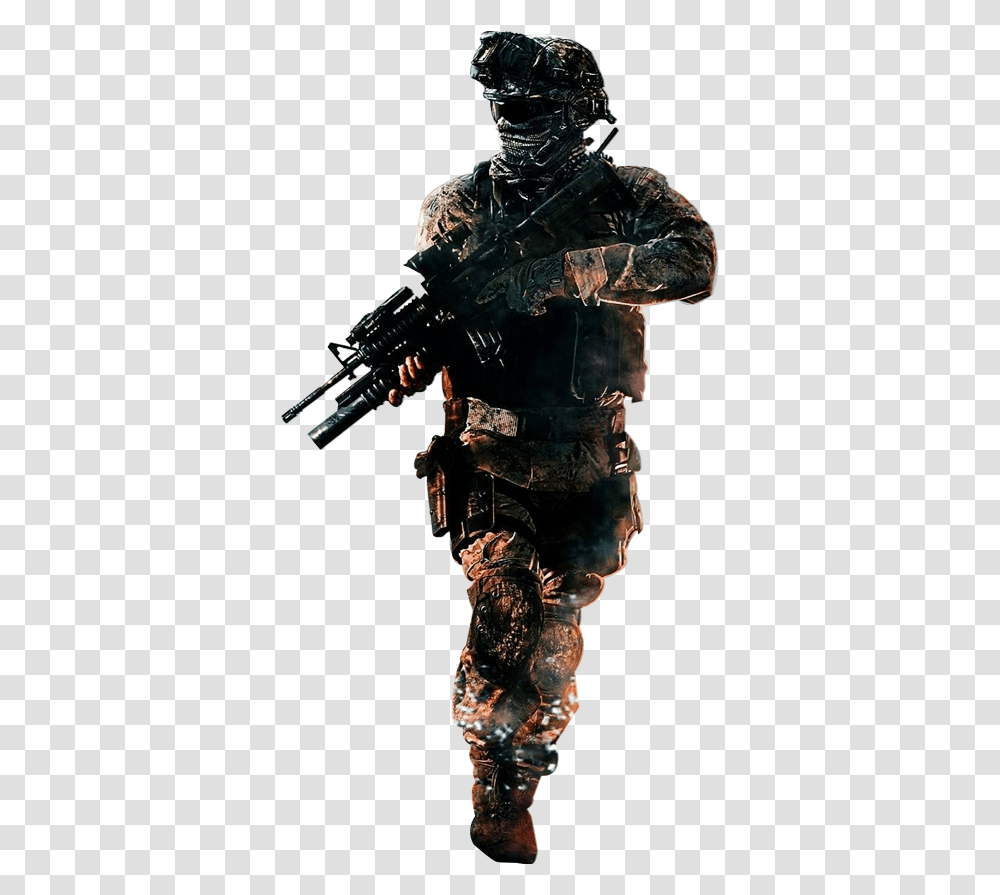 Free Call Of Duty Ghosts Background Duty Modern Warfare, Helmet, Person, Military Transparent Png