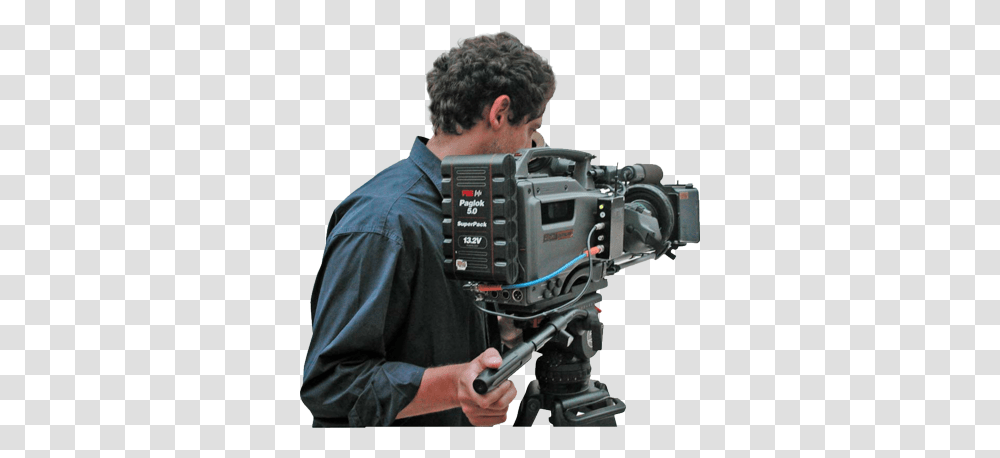 Free Cameraman Psd Vector Graphic People With Camera, Person, Human, Electronics, Tripod Transparent Png