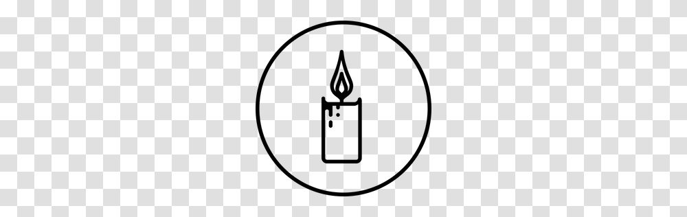 Free Candle Flame Decoration Light Christmas Xmas Icon, Gray, World Of Warcraft Transparent Png