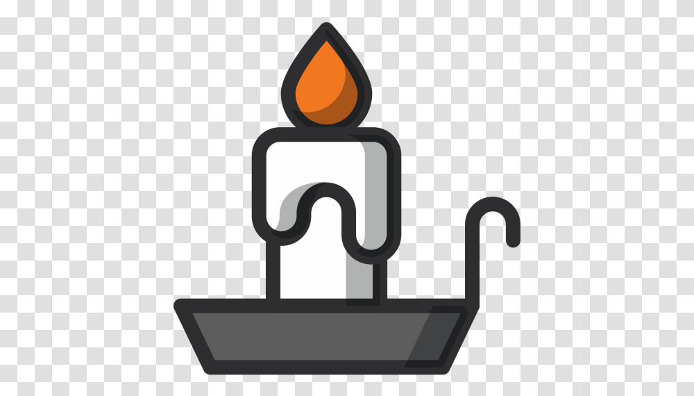 Free Candle Halloween Light Darkness Wax Holder Icon Of Halloween Doodles, Security Transparent Png