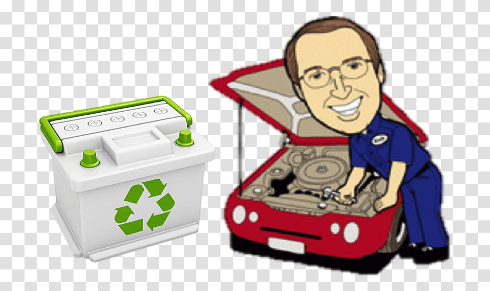 Free Car Battery Checks Free Fitting Service Free Logistica Reversa Baterias Automotivas, Recycling Symbol, Person, Human Transparent Png