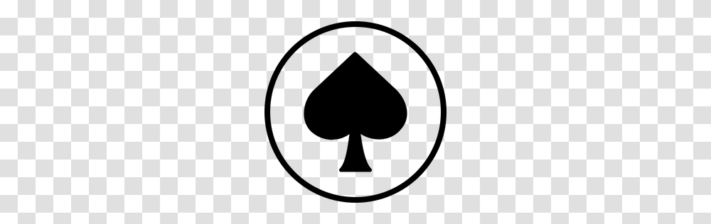 Free Card Spade Poker Casino Playing Gamble Blackjack Icon, Gray, World Of Warcraft Transparent Png