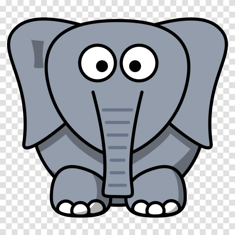 Free Cartoon Animals Download Cartoon Elephant Front View, Aircraft, Vehicle, Transportation, Mammal Transparent Png