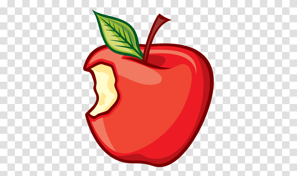 Free Cartoon Apple Download Bitten Apple Vector, Plant, Food, Fruit, Vegetable Transparent Png