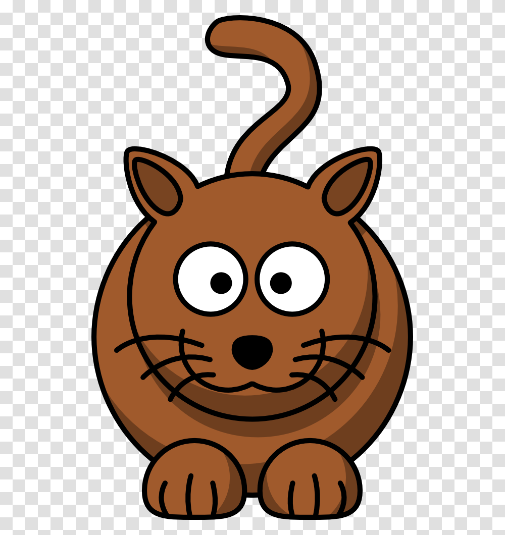 Free Cartoon Cat Clip Art Image, Animal, Mammal, Plush, Toy Transparent Png