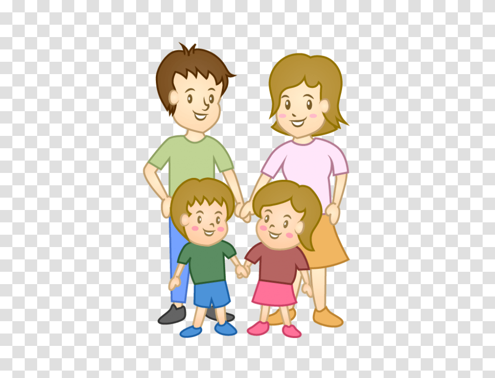 Free Cartoon Clipart Graphics, Person, Human, People, Family Transparent Png