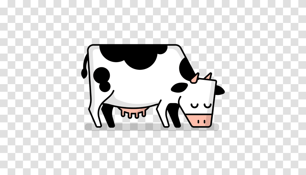 Free Cartoon Cow, Cattle, Mammal, Animal, Dairy Cow Transparent Png