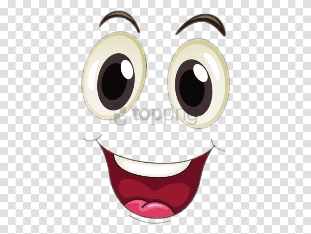 Free Cartoon Eyes And Mouth Image With Cartoon Face Expression, Speaker, Electronics, Audio Speaker, Nature Transparent Png