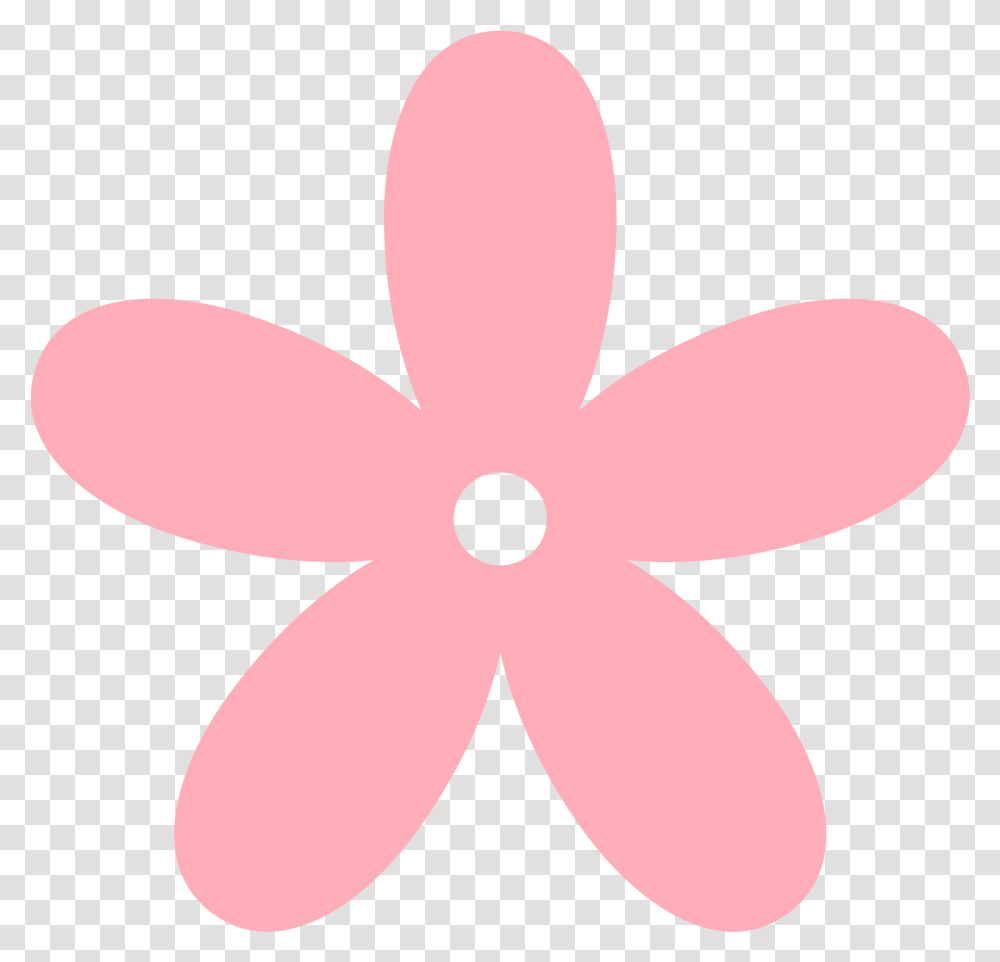 Free Cartoon Flower Download Pink Flower Clipart, Ornament, Pattern, Plant, Blossom Transparent Png