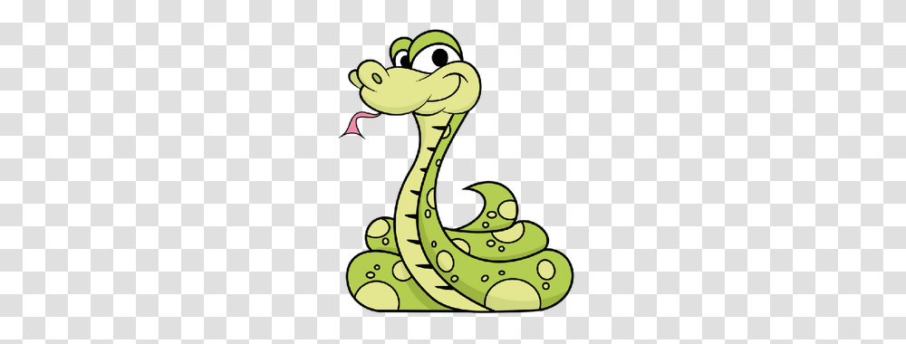 Free Cartoon Image Of Snake, Animal, Label Transparent Png