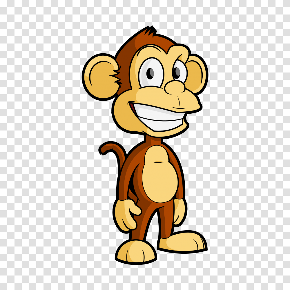 Free Cartoon Monkey Vector Clip Art Regarding Cartoon, Animal, Mammal, Wildlife, Wasp Transparent Png