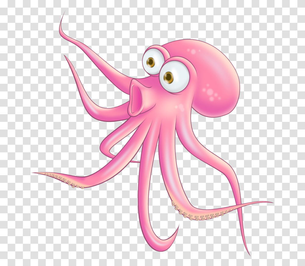 Free Cartoon Octopus The Image Clipart Cartoon Octopus, Toy, Invertebrate, Sea Life, Animal Transparent Png