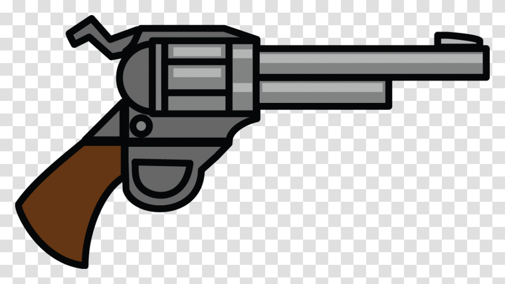 Free Cartoon Pistol Clip Art, Gun, Weapon, Weaponry, Handgun Transparent Png