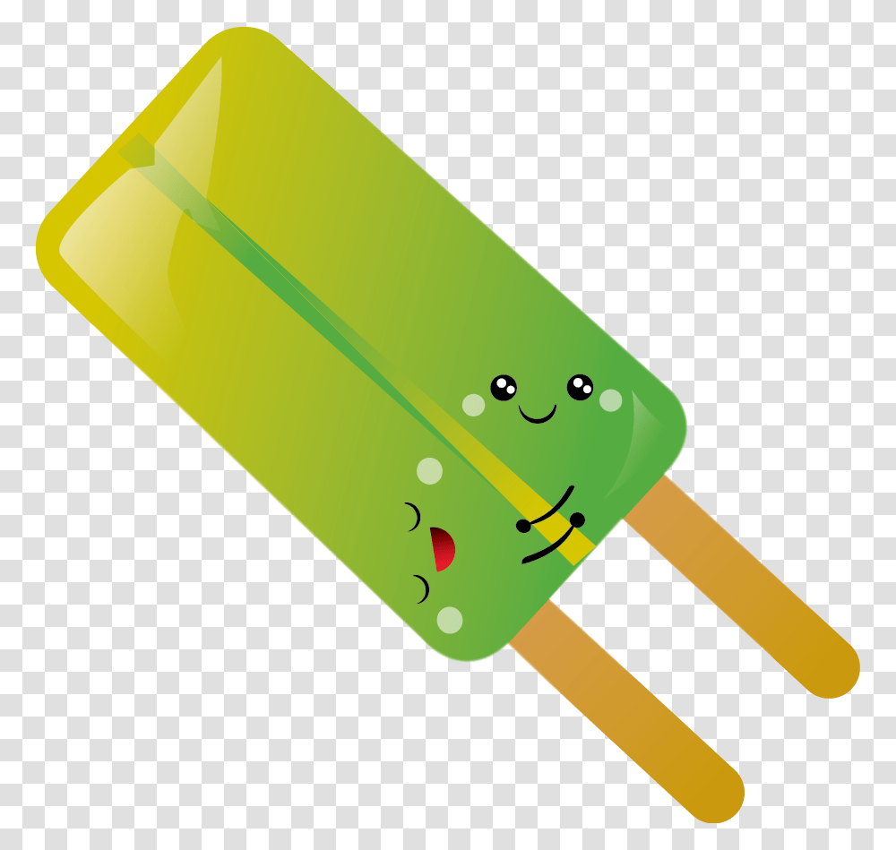 Free Cartoon Popsicle Clipart Clipart Double Popsicle Clipart, Ice Pop, Baseball Bat, Team Sport, Sports Transparent Png