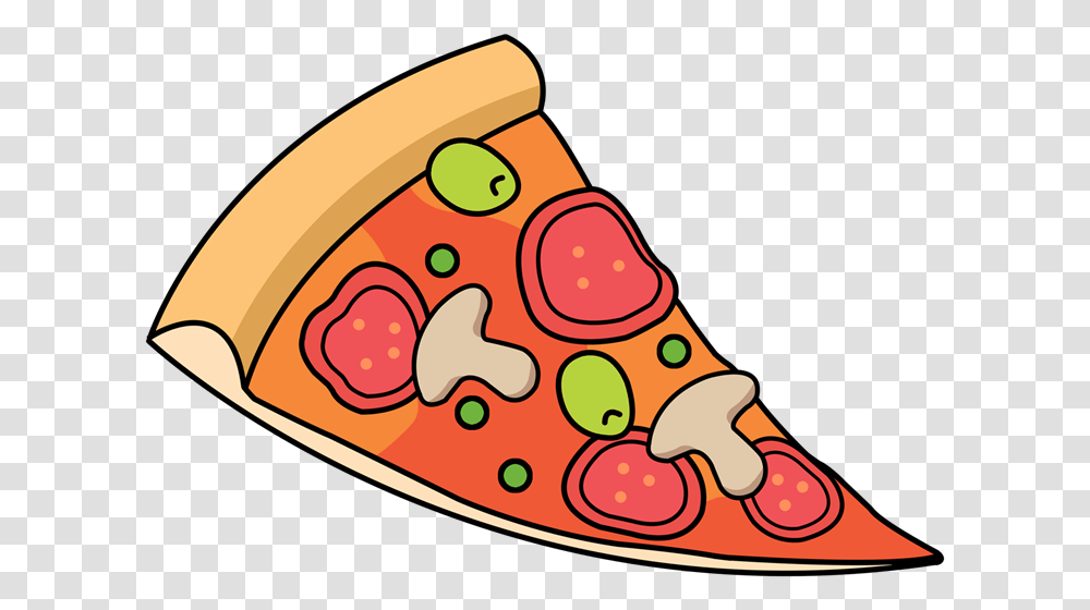 Free Cartoon Sliced Pizza Clip Art, Food, Meal, Sweets, Bowl Transparent Png