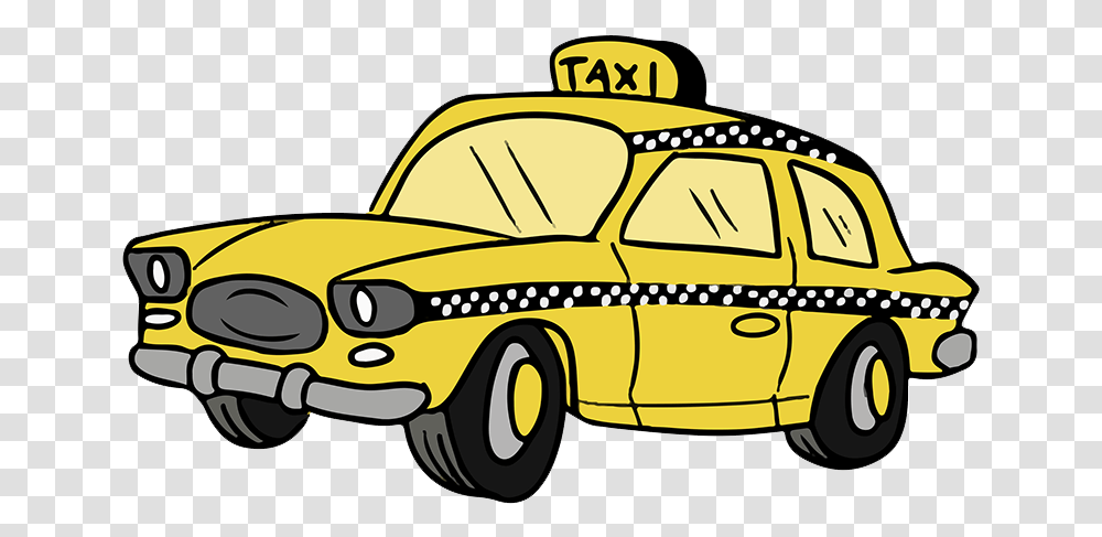 Free Cartoon Taxi Cab Clip Art Clipart 900 Taxi Clipart Background, Vehicle, Transportation, Automobile Transparent Png