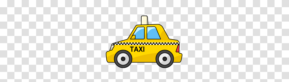 Free Cartoon Yellow Taxi Cab Clip Art Becca Taxi, Vehicle, Transportation, Automobile Transparent Png