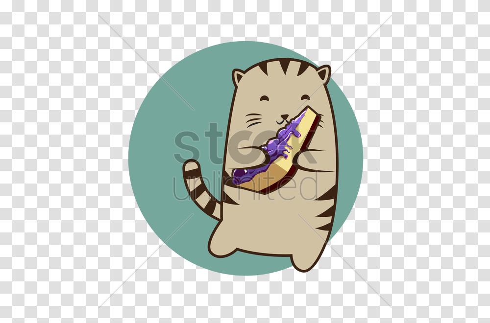 Free Cat Cartoon Holding Blueberry Cheese Cake Slice Vector Image, Animal, Mammal, Rodent, Invertebrate Transparent Png
