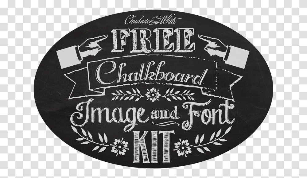 Free Chalkboard Fonts And Images Kit Language, Label, Text, Sticker, Logo Transparent Png