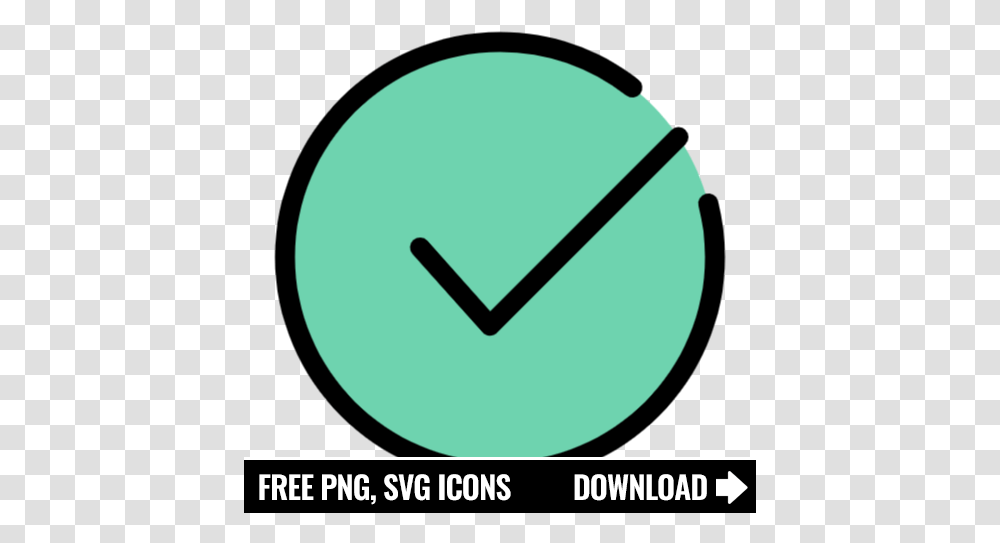 Free Check Icon Symbol Dot, Sign, Text, Sphere Transparent Png