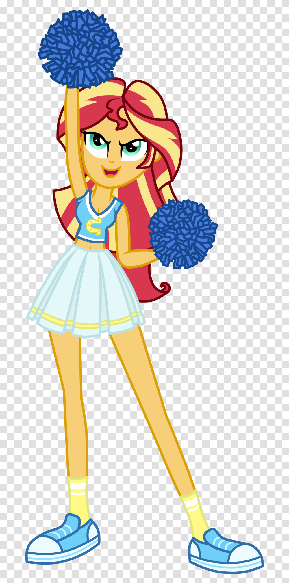 Free Cheerleaders My Little Pony Equestria Girls Sunset Shimmer Dress, Costume, Female, Face Transparent Png